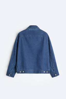 DENIM JACKET WITH ZIP - Zara фото 7