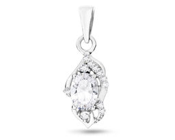 Подвеска, куб.циркон., Агата