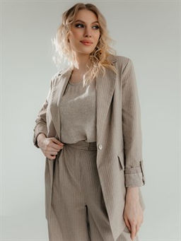 Жакет лен хопок