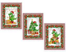 Комплект вафельных полотенец 48*60 см, 3 штуки (Новогодние подарки) - Ивановотекстиль фото 5