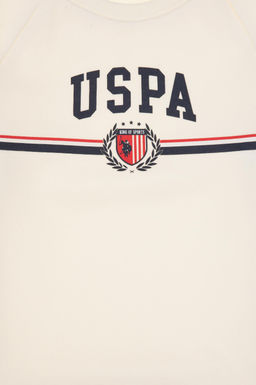Erkek _ocuk Krem Bisiklet Yaka Sweatshirt - U.s. polo assn фото 3