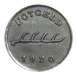 2 пфеннига 1920 года Германия  Нотгельд Бад-Маргентхайм