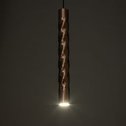 Светильник «Астелл» 1×40 Вт GU10 розовое золото 5.5×5.5×50-150 см