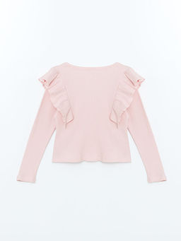 Bisiklet Yaka K?z ?ocuk Ti??rt