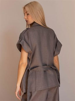 жилет лен - Волтри фото 6