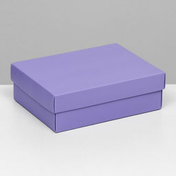 Цена за 5 шт. Коробка складная, крышка-дно, сиреневая , 16,5 х 12,5 х 5,2 см