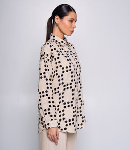 Рубашка #КТ922 (1), светло-бежевый