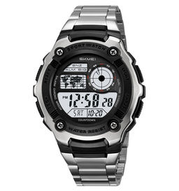 Часы наручные Skmei мужские электронные спортивные 2473silver