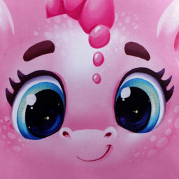 Подушка круглая Дракоша, розовый - Mni mnu фото 5