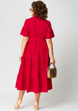 Платье EVA GRANT 7181М красный