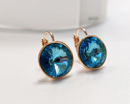 Серьги с кристаллами Swarovski