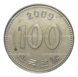 100 вон 2009 года Южная Корея
