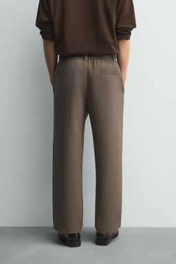 PLEATED RELAXED FIT TROUSERS - Zara фото 22