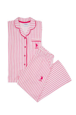 K_z _ocuk Fu_ya _izgili Pijama Tak_m_ Sepette S_rpriz _ndirim - U.s. polo assn фото 2