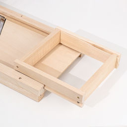 Шинковка для капусты с коробом, 57×22×4 см, дерево