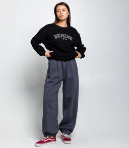 Свитшот #КТ1782, чёрный