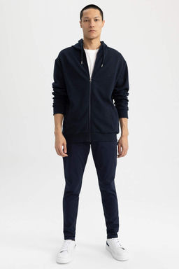Толстовка Comfort Regular Fit с капюшоном на молнии - Defacto фото 2
