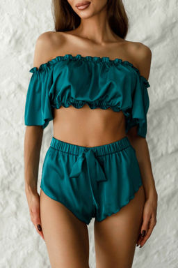 1130 ПИЖАМА ткань с шиммером - Karolina фото 6