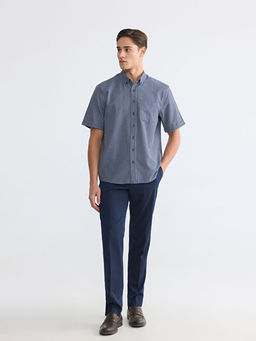 Regular Fit Ekose Poplin Erkek G?mlek