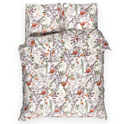 Постельное бельё Этель 1.5 сп Summer bloom 143*215 см,150*214 см, 70*70 см-2 шт, поплин 125 г/м2, хл 100%