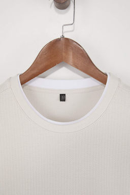 Antrasit Oversize/Genis Kesim Dokulu T-Shirt TMNSS26TS00017 - Trendyolmilla фото 8