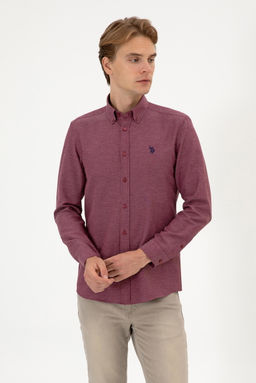 Erkek Bordo Uzun Kollu Basic G_mlek Sepette S_rpriz _ndirim - U.s. polo assn фото 3