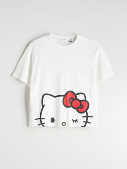 Hello Kitty Bask?l? Kad?n Pijama ?st