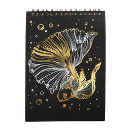 Hobbius GHPB-07 Набор для творчества Гравюра-блокнот 14 x 20 см Безбрежный океан  фото 3