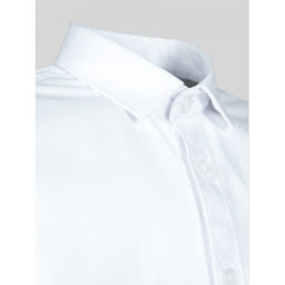Рубашка БЕЛАЯ школьная длинный рукав, приталенная, тм - Царевич фото 11