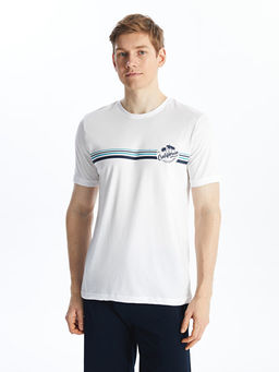 Standart Kal?p Erkek ?ortlu Pijama Tak?m?