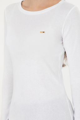 Женский белый свитшот с круглым вырезом Неожиданная скидка в корзине - U.s. polo assn фото 7