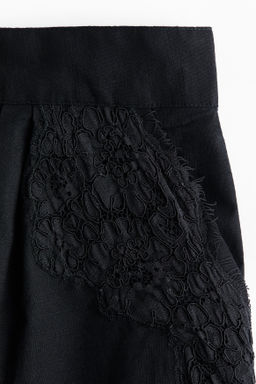 Pantal?n corto con detalles de encaje - H&m фото 5