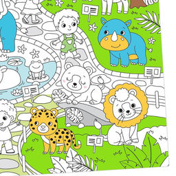 Многоразовая раскраска Зоопарк - Буква-ленд фото 3