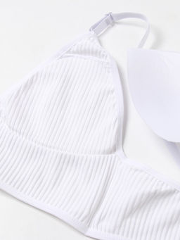 Комплект нижнего белья женский (топ, трусы) Collorista, белый, размер 42-44