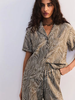 Вискозная блуза с принтом ZR2605012014-235 / Zarina  фото 7