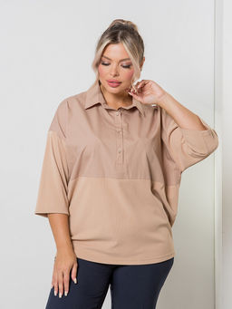 Блузка 1420 песочный