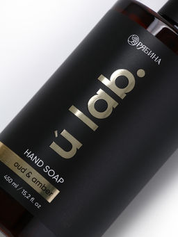 Мыло для рук жидкое, 450 мл, аромат уда и амбры, ULAB - URAL LAB фото 8