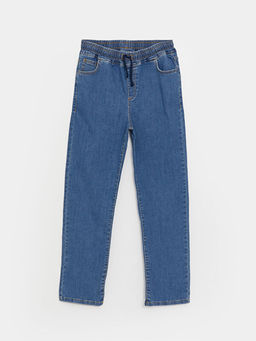 Beli Lastikli Regular Fit Erkek ?ocuk Jean Pantolon