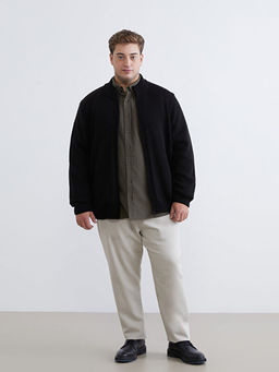 Standart Kal?p Dik Yaka Erkek Triko H?rka