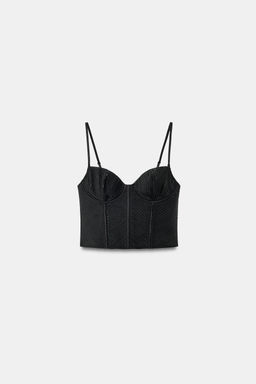STRUCTURED CORSET UNDERWIRE TOP - Zara фото 13