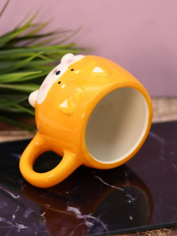 Кружка керамическая Corgi, orange, 450 мл