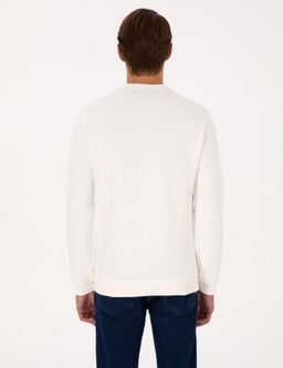 Ekru Regular Fit Sweatshirt - Pierre cardin фото 5