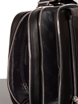 LACCOMA сумка 3765-3-черный натуральная кожа