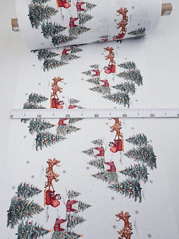 Дорожка "Очарование нового года", ш.0.5м, хлопок -100%, 228гр/кв.м