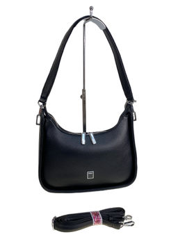 Женская сумка из искусственной кожи, цвет черный