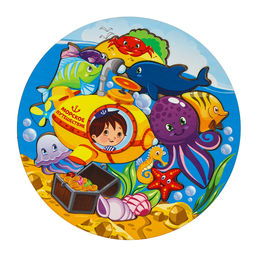 Рамка - вкладыш «Подводная лодка», 20 см, 13 деталей