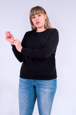 Арт. 13103 Толстовка женская 50-58 (5 шт) Цвет:черный