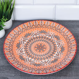 Блюдо круглое 27 см керамика / ZY012 /уп 36/ - Галеонтрейд фото 4