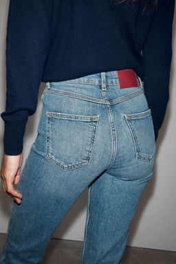 JEANS Z1975 MOM FIT TIRO ALTO / ?ndigo - Zara фото 7