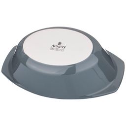 ФОРМА ДЛЯ ЗАПЕКАНИЯ СО СТЕКЛЯННОЙ ЖАРОПРОЧНОЙ КРЫШКОЙ AGNESS 35,5*21,3*13,4СМ 2,5Л СЕРАЯ  фото 4
